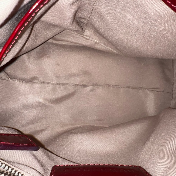 EUC Auth BURBERRY Supernova Star Check w/ Patent Leather Trims Small Bowler Bag - Picture 5 of 9